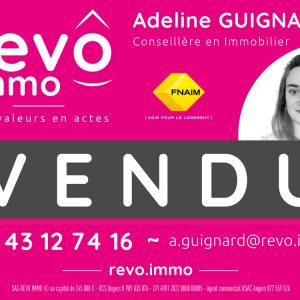 Panneaux A VENDRE / VENDU recto-verso