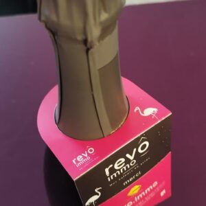 Etiquettes tour de bouteille PVC
