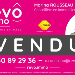 Panneaux A VENDRE / VENDU recto-verso 60x40cm