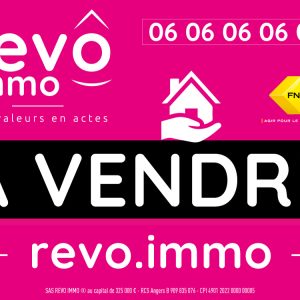 Panneaux A VENDRE / VENDU recto-verso NEUTRES